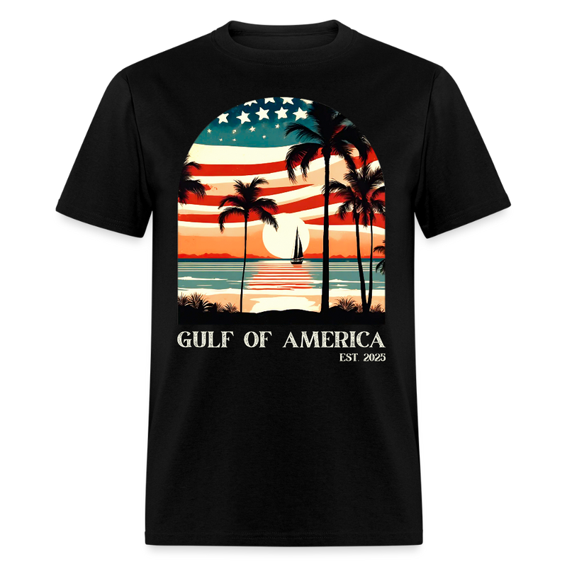 Gulf Of America Est. 2025 T Shirt - 6 - black
