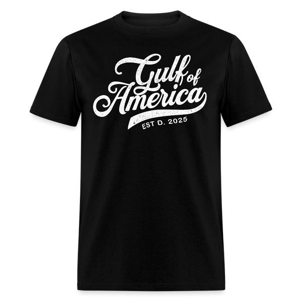 Gulf of America Vintage Estd. 2025 T Shirt - black