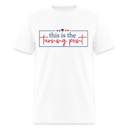 This is the Turning Point T Shirt - 6 - white