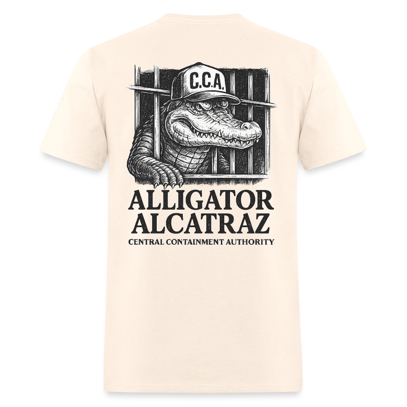 Alligator Alcatraz C.C.A T Shirt - natural