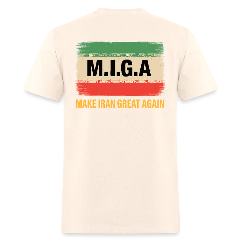 MIGA Make Iran Great Again T Shirt - natural
