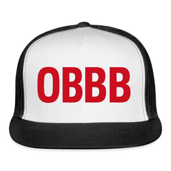 OBBB One Big Beautiful Bill Trucker Hat - white/black