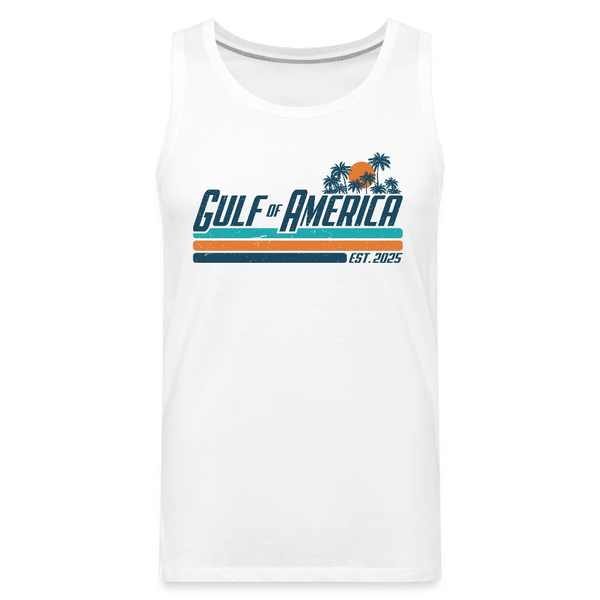 Gulf Of America Est. 2025 Tank Top - 2 - white