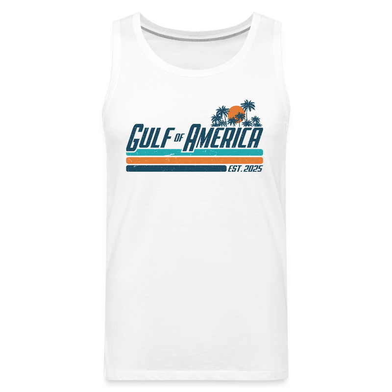 Gulf Of America Est. 2025 Tank Top - 2 - white
