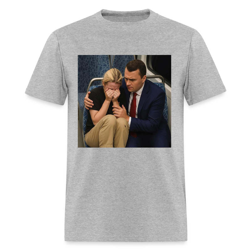 RIP Iryna Zarutska and Charlie Kirk T Shirt - heather gray