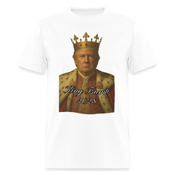 King Trump 2028 T Shirt - white