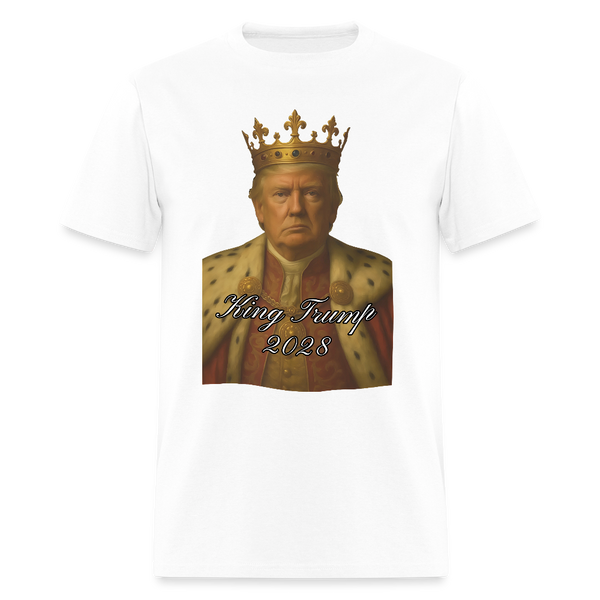 King Trump 2028 T Shirt - white
