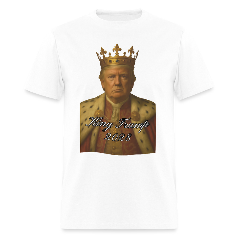 King Trump 2028 T Shirt - white