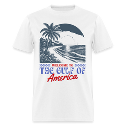 Welcome To The Gulf Of America T Shirt - white