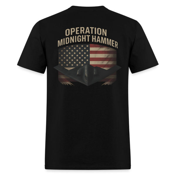 O.M.H Operation Midnight Hammer T Shirt - black