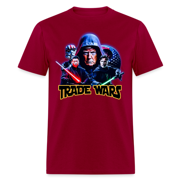Trade Wars T Shirt - dark red