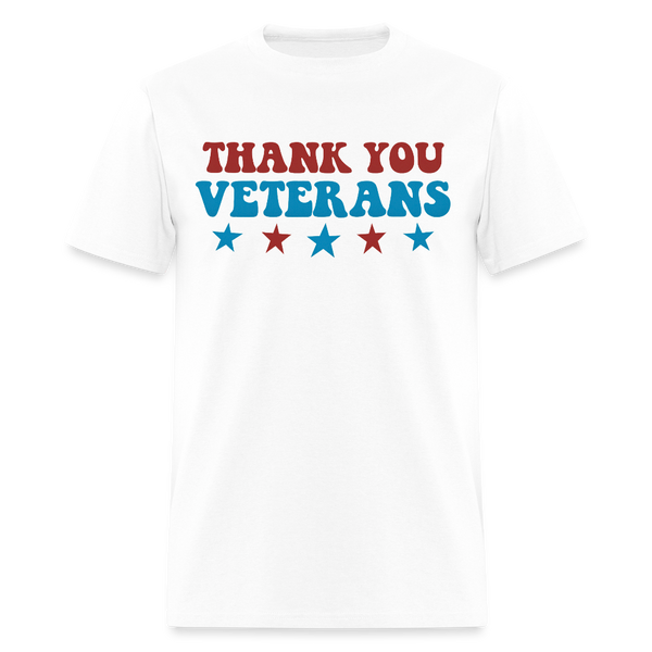 Thank You Veterans T Shirt - 5 - white