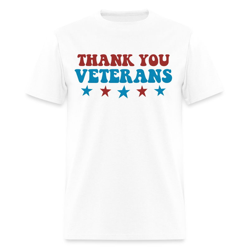 Thank You Veterans T Shirt - 5 - white