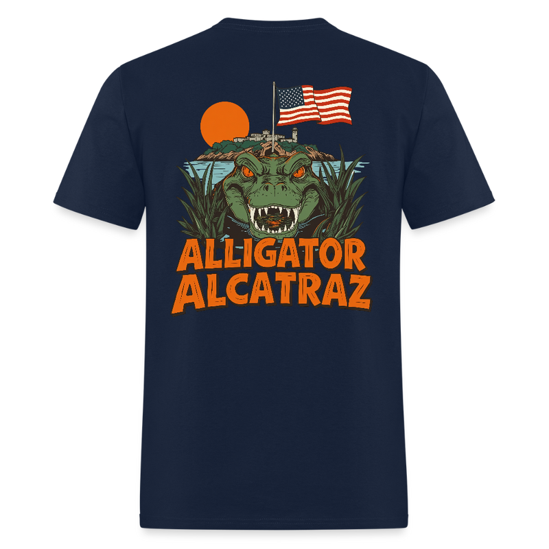 Alligator Alcatraz T Shirt - 5 - navy