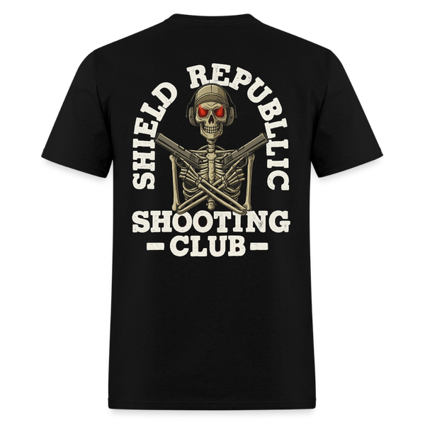 Shield Republic Shooting Club T Shirt - black