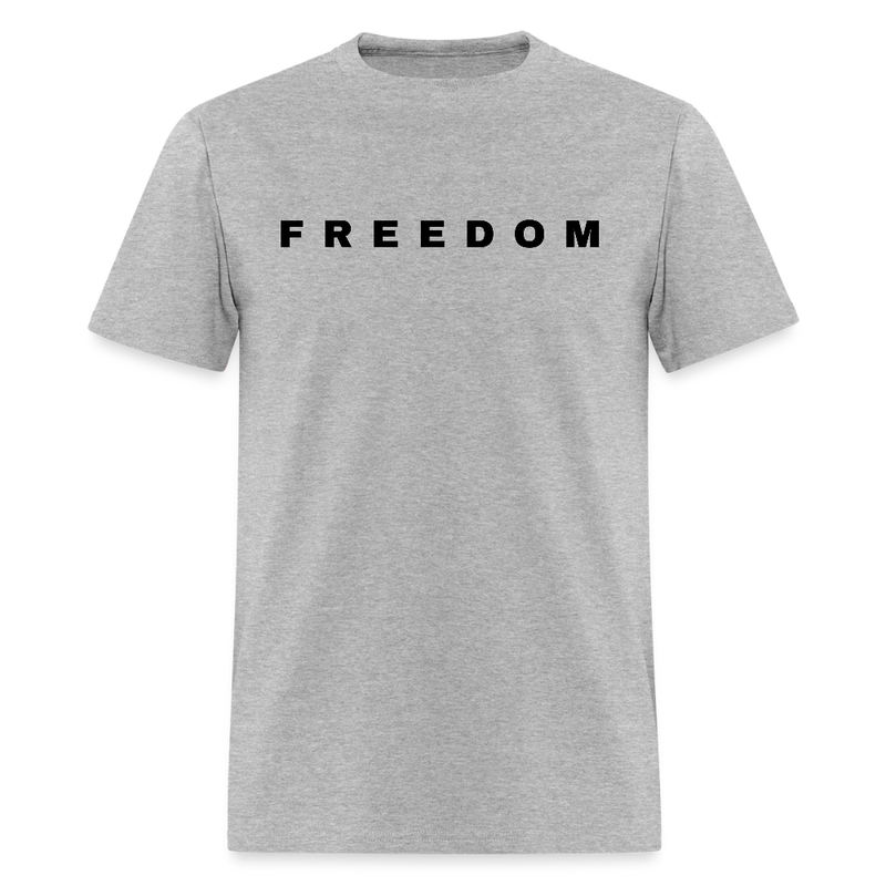 Freedom Charlie T Shirt - heather gray