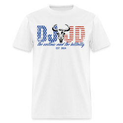 Trump Outlaw And Hillbilly Shirt Est. 2024 T Shirt - white