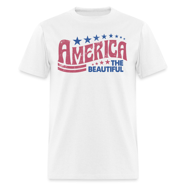 America The Beautiful T Shirt - white