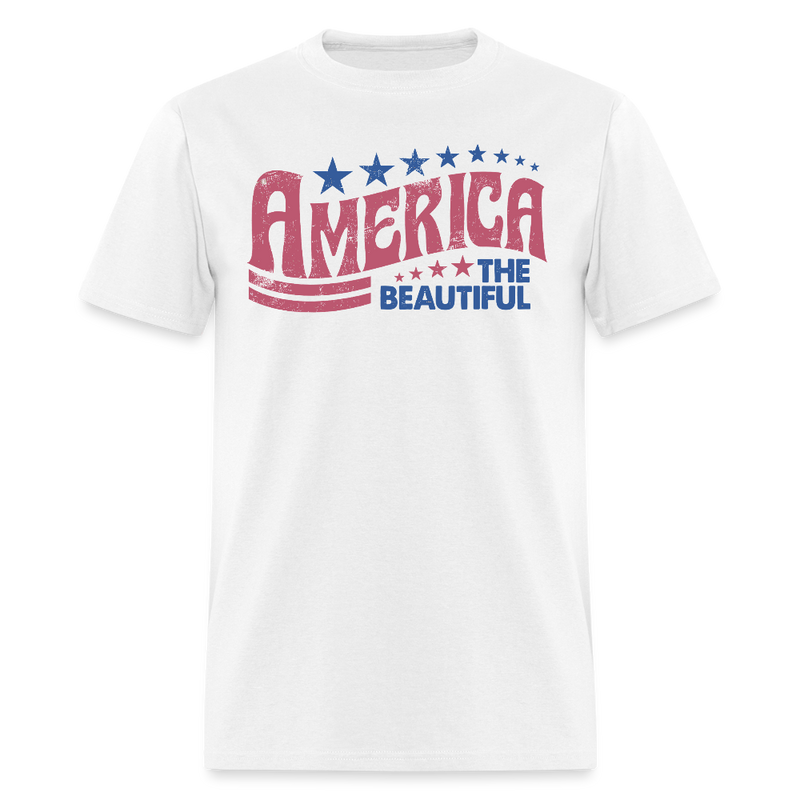 America The Beautiful T Shirt - white