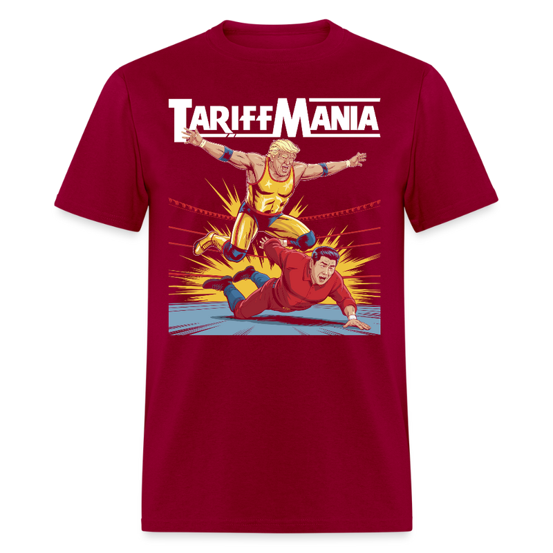 Tariffmania T Shirt - dark red