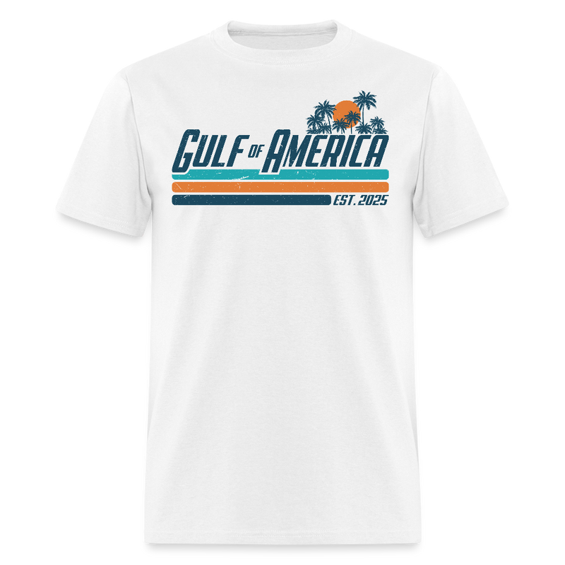 Gulf Of America Est. 2025 T-Shirt - 2 - white