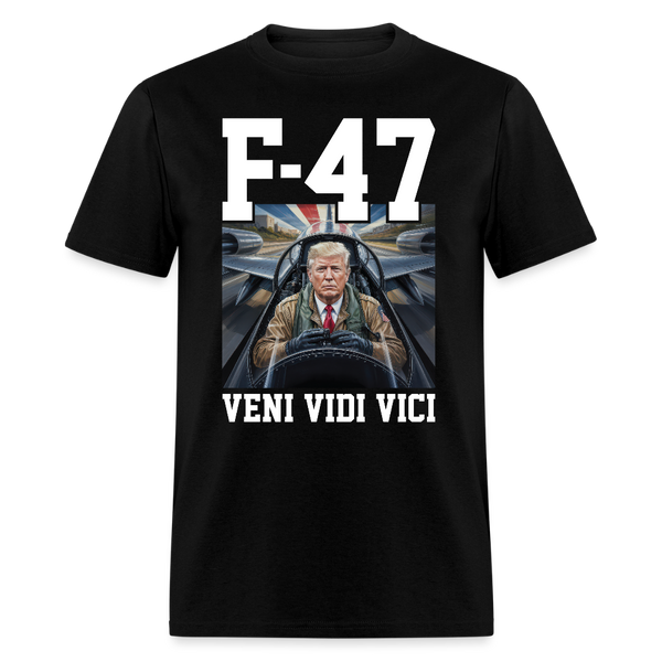 F- 47 Veni Vidi Vici T Shirt - black