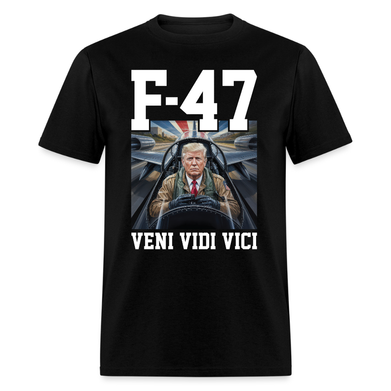 F- 47 Veni Vidi Vici T Shirt - black