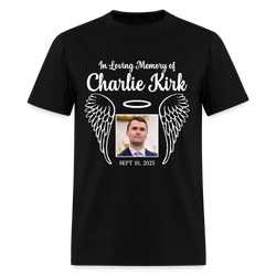 In Loving Memory Of Charlie Kirk T Shirt - black
