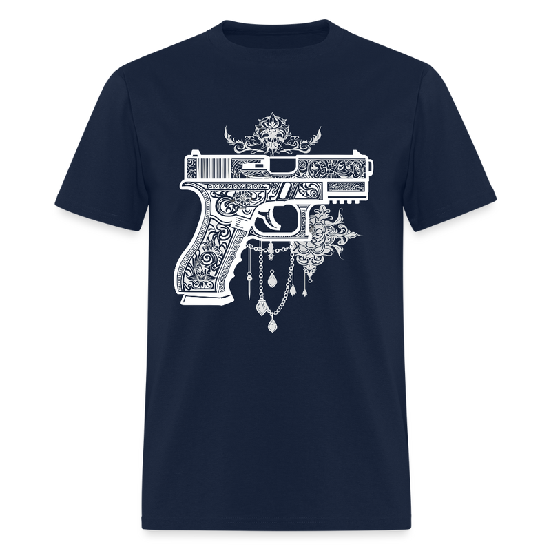 Gun Artistry T Shirt - navy