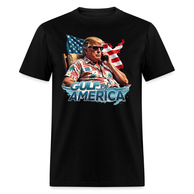 Gulf of America Trump Vacation T Shirt - black