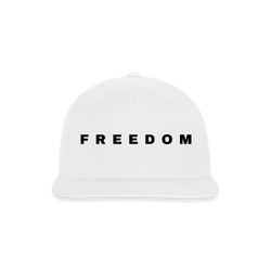 Freedom Charlie Snapback Cap - white