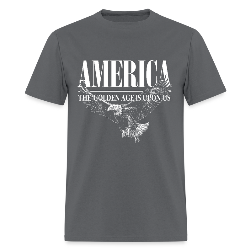 America The Golden Age Is Upon Us T Shirt - charcoal