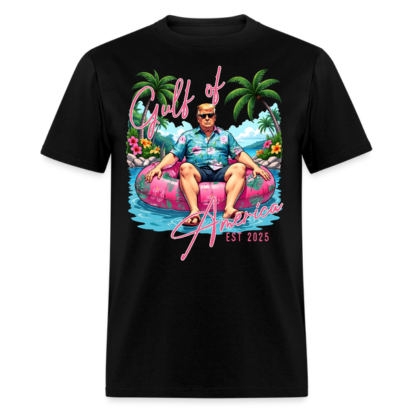 Trump Chillin' at the Gulf of America T Shirt - black
