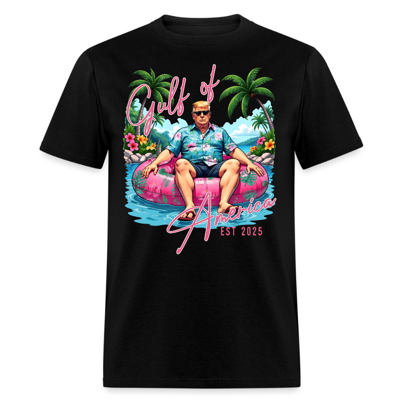 Trump Chillin' at the Gulf of America T Shirt - black