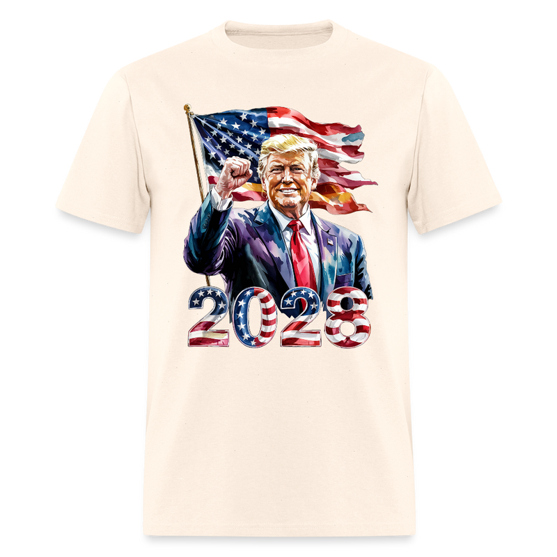 Trump For President 2028 T Shirt - natural