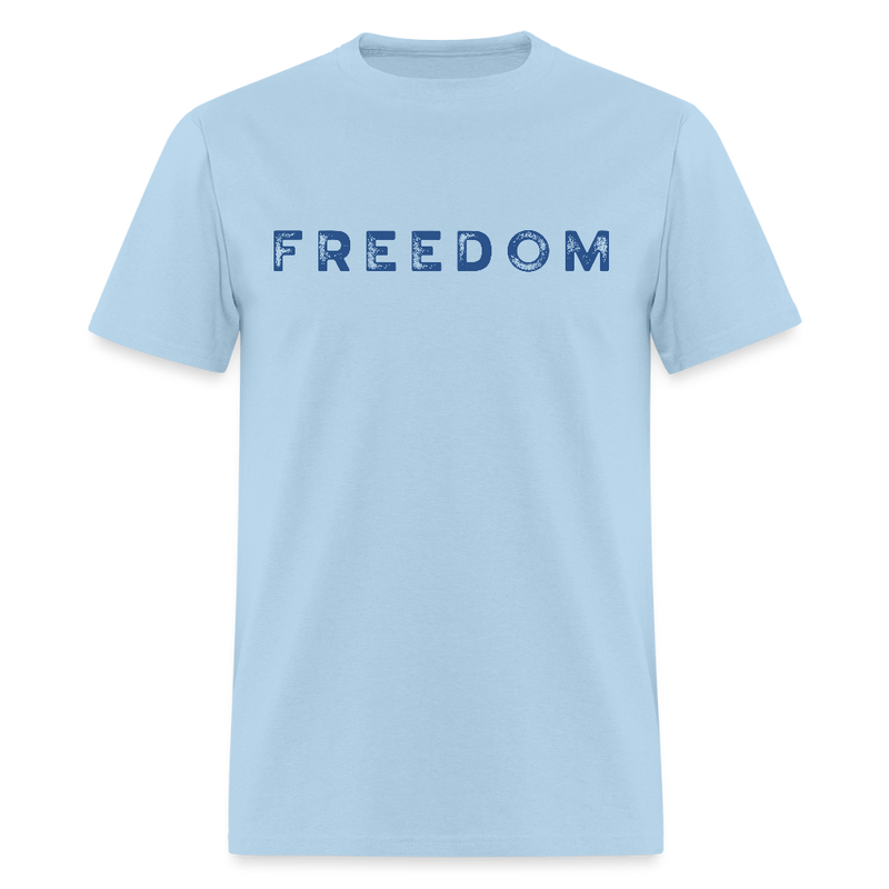 Freedom Red White & Blueberries Coquette Flag T Shirt - powder blue