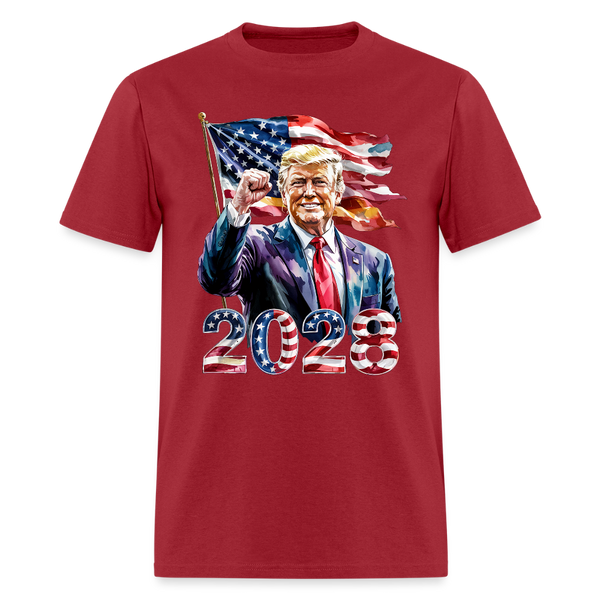 Trump For President 2028 T Shirt - dark red