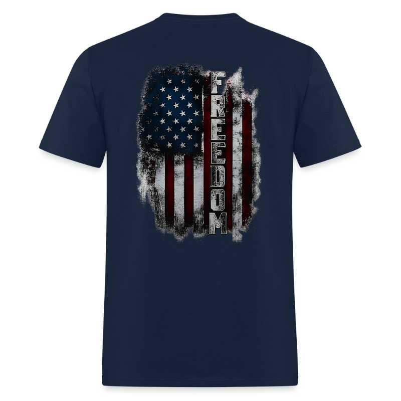 Freedom Patriotic T Shirt - navy
