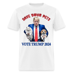 Save Your Pets 2024 T-Shirt - white