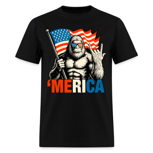Bigfoot 'Merica T Shirt - black