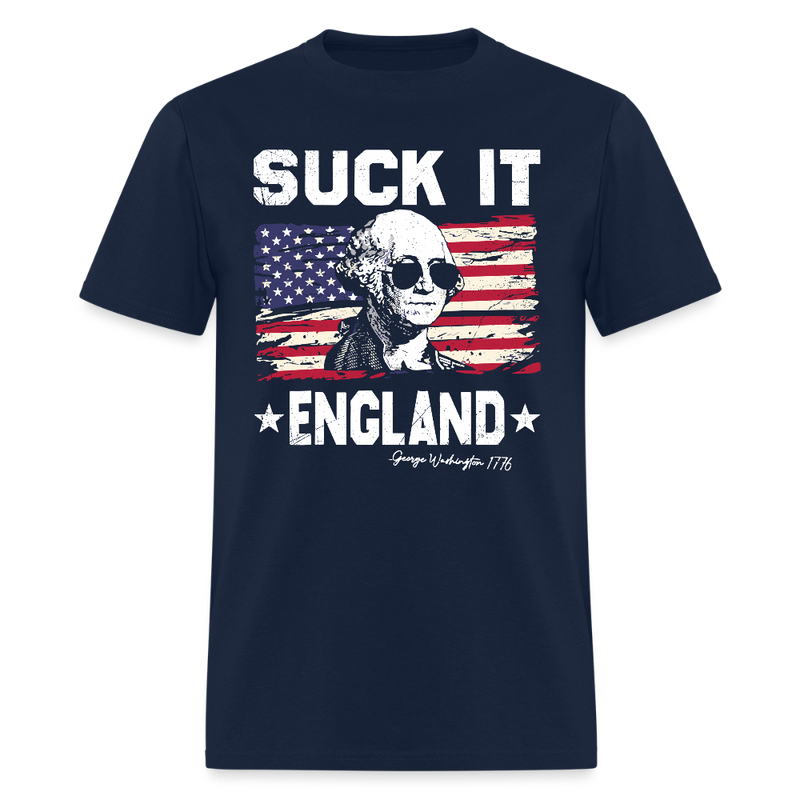 Suck It England George T Shirt - navy