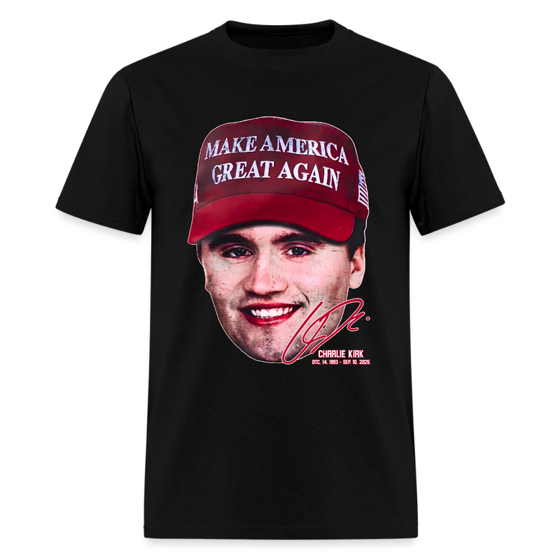 Rest In Peace Charlie Kirk T Shirt - black