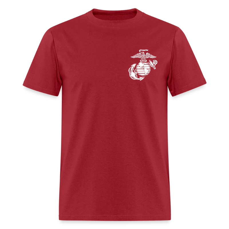 United States Marine Corps 250th Anniversary T Shirt - dark red
