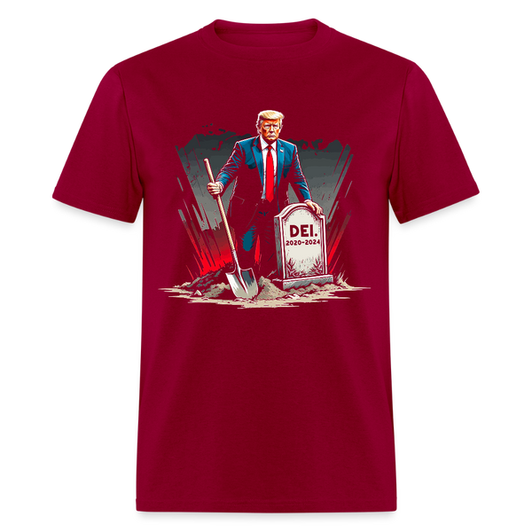 Trump DEI 2020 - 2024 T Shirt - dark red