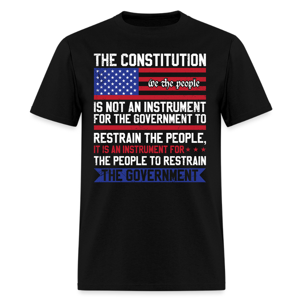 The Constitution We The People T Shirt - black