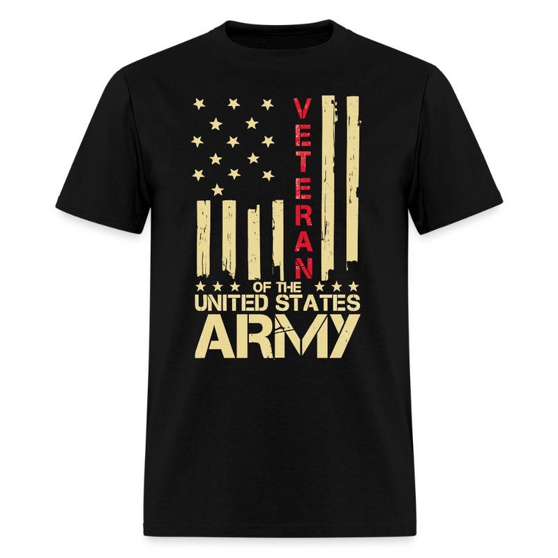 Veteran of The United States Army T Shirt - black