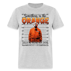 Something In The Orange T Shirt - heather gray