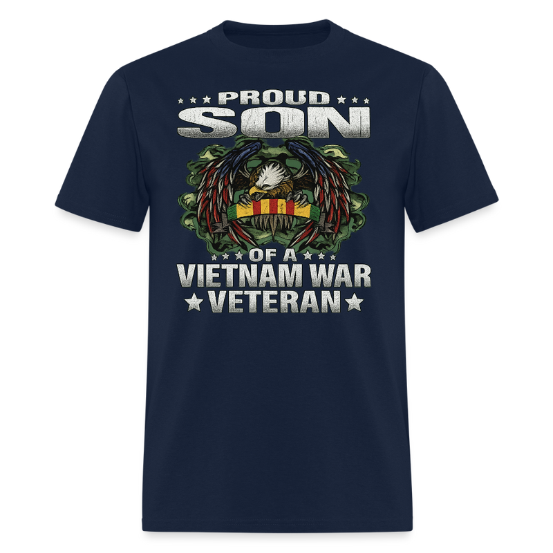 Son of Vietnam Veteran T Shirt - 3 - navy