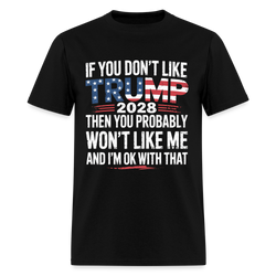 If You Don't Like Trump 2028 T Shirt - black