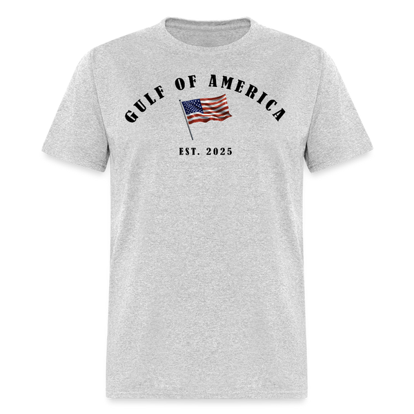 Gulf of America Vintage Flag T Shirt - heather gray